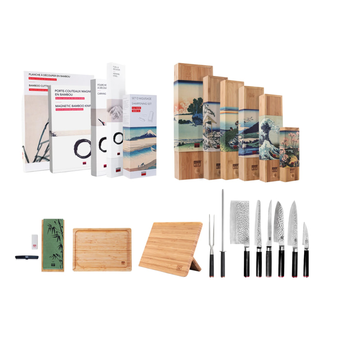 Set complet de couteaux (11 pièces) - Collection Pakka