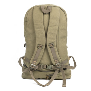 Zaino tattico in nylon cordura 56x40 cm ultra resistente estensibile multiscomparto imbottito con chiusura in vita