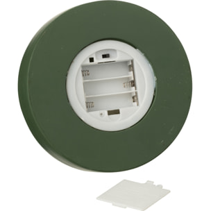 J-Line décoration Cloche Casse-Noisette  + Arbre + Cadeaux - polyrésine - rouge/vert foncé - LED