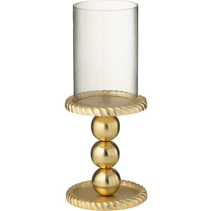 J-Line bougeoir - aluminium - or - small