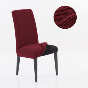 Funda Elástica para silla con RESPALDO pack2 unidades modelo HELENA