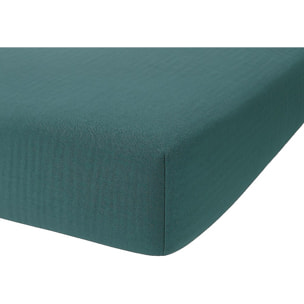 Drap Housse - Bonnet:30cm - 100% gaze De Coton Canard