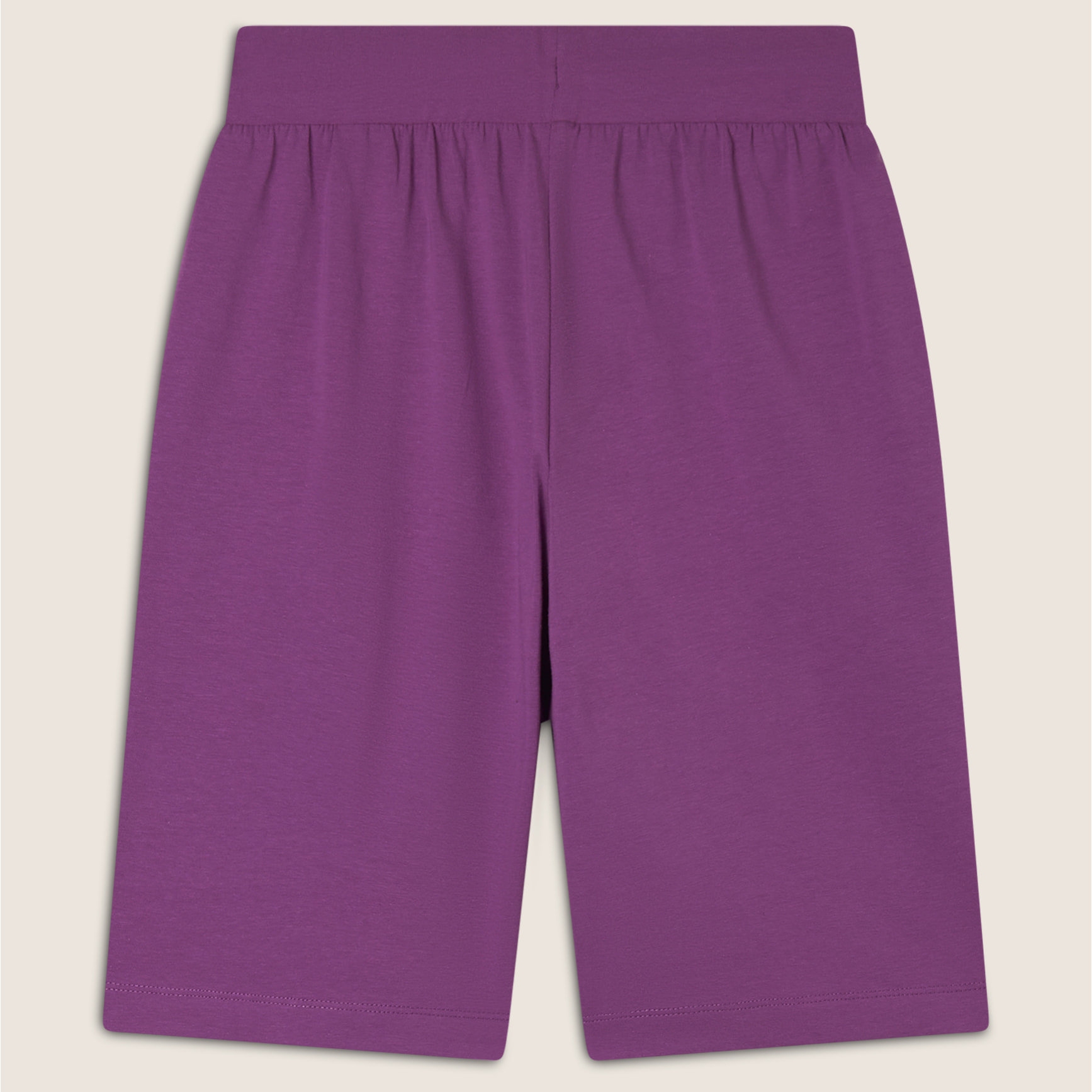 Bermuda in jersey con logo perline