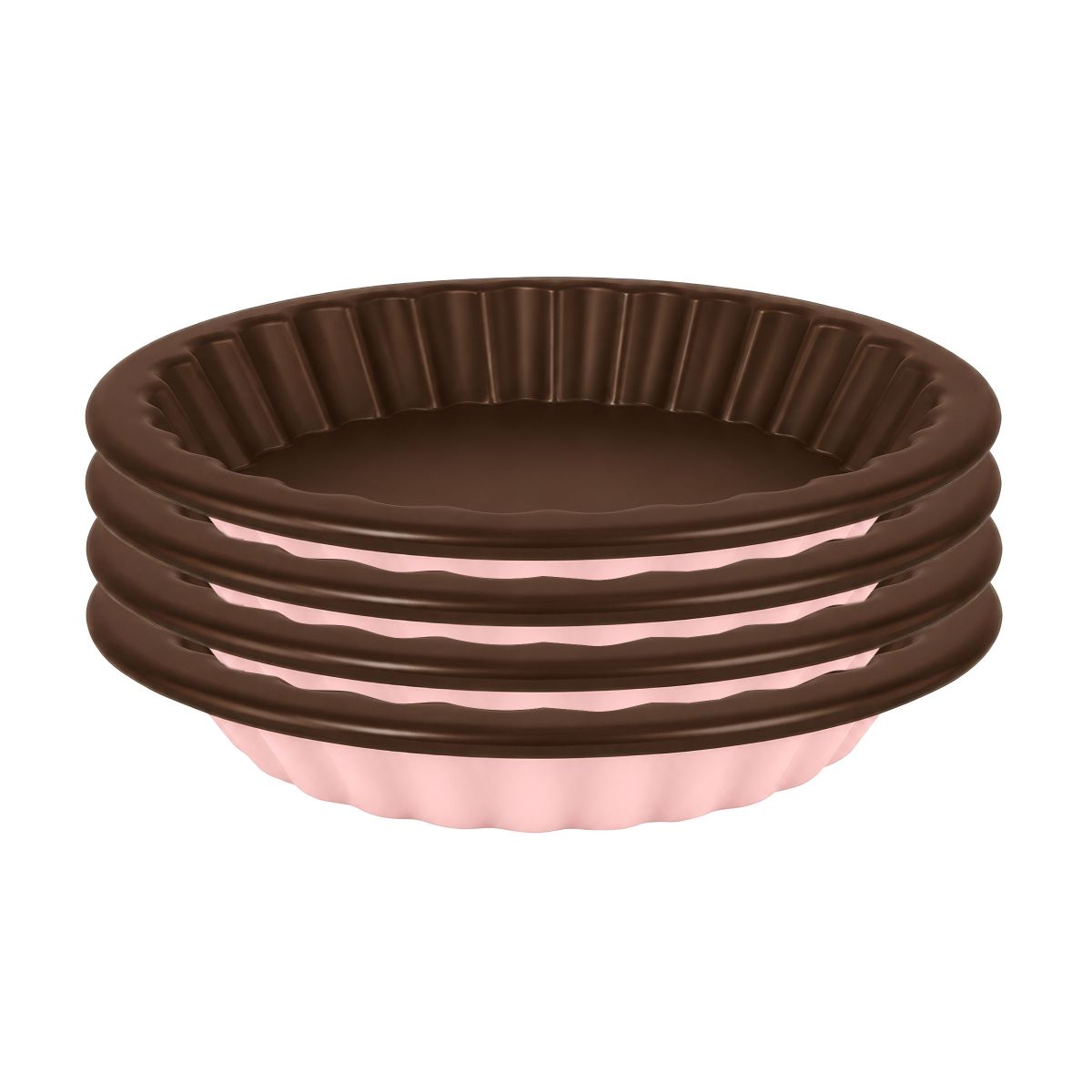 Dolce - Set 4 moules Tartelettes