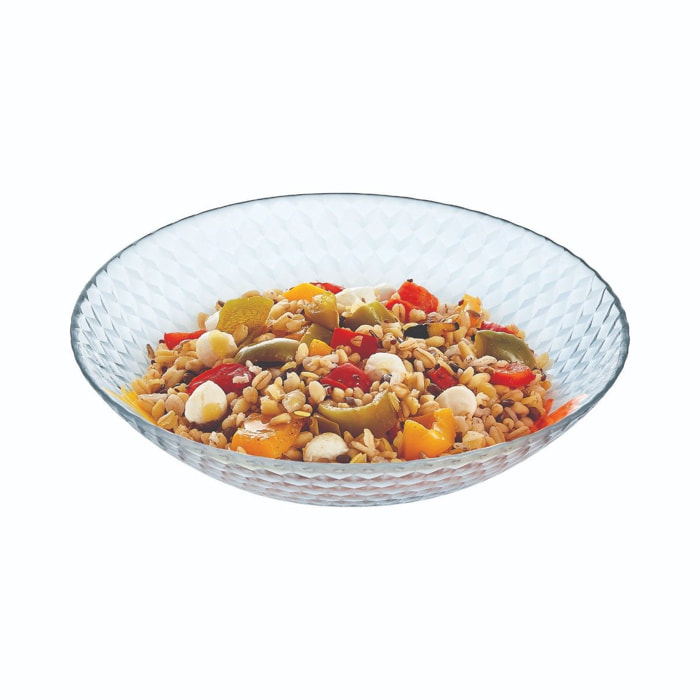 6 platos hondos de vidrio 20 cm Pampille - Luminarc