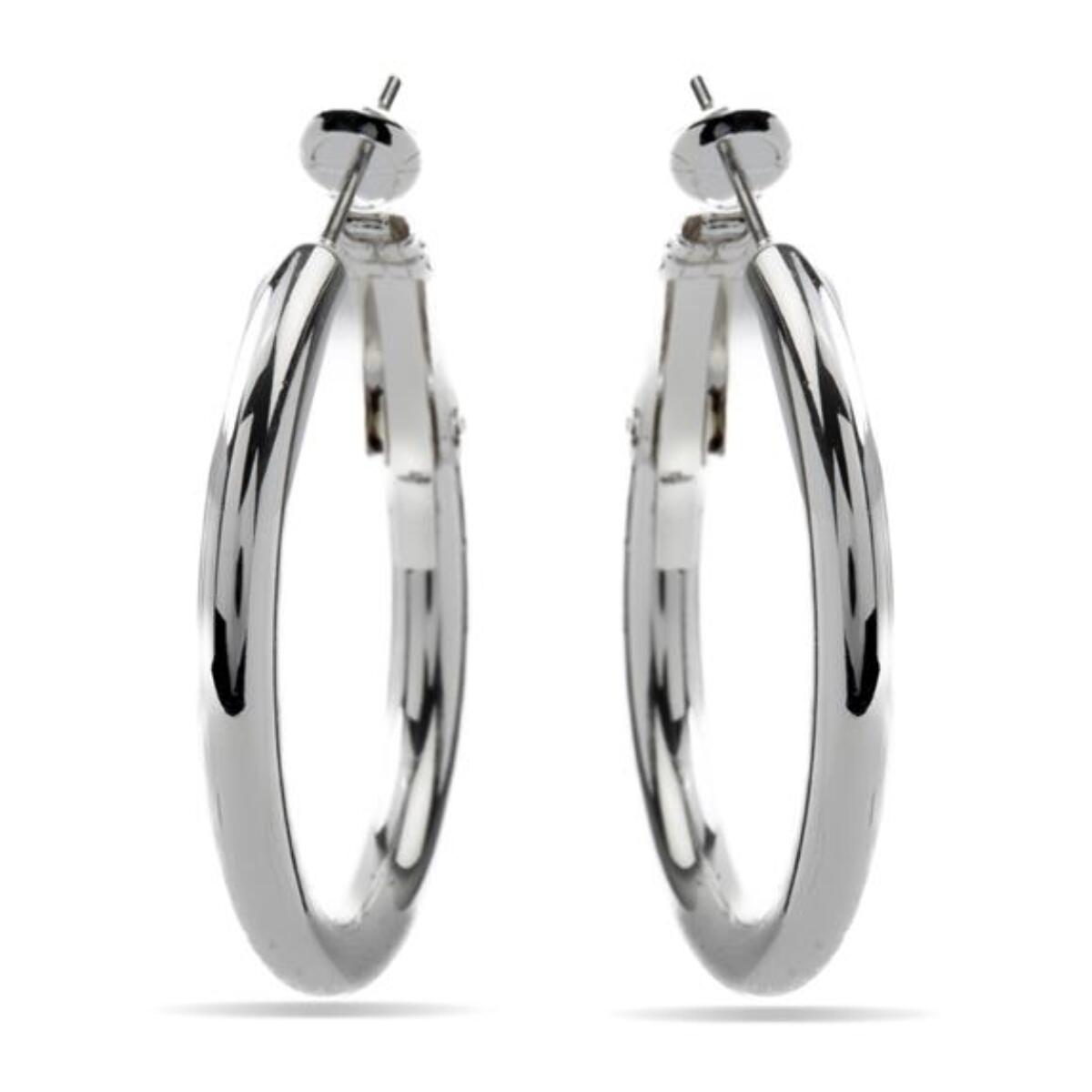 Pendientes Lux by Lux acabadoss en rodio