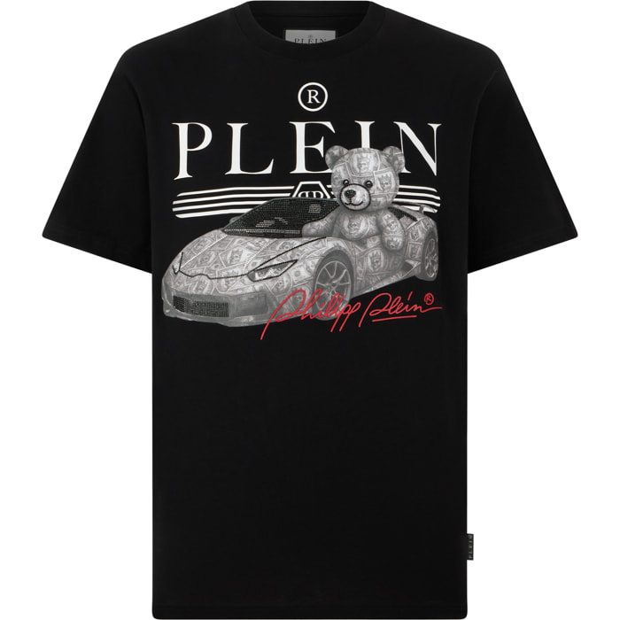 PHILIPP PLEIN Camiseta de cuello redondo y manga corta TEDDY