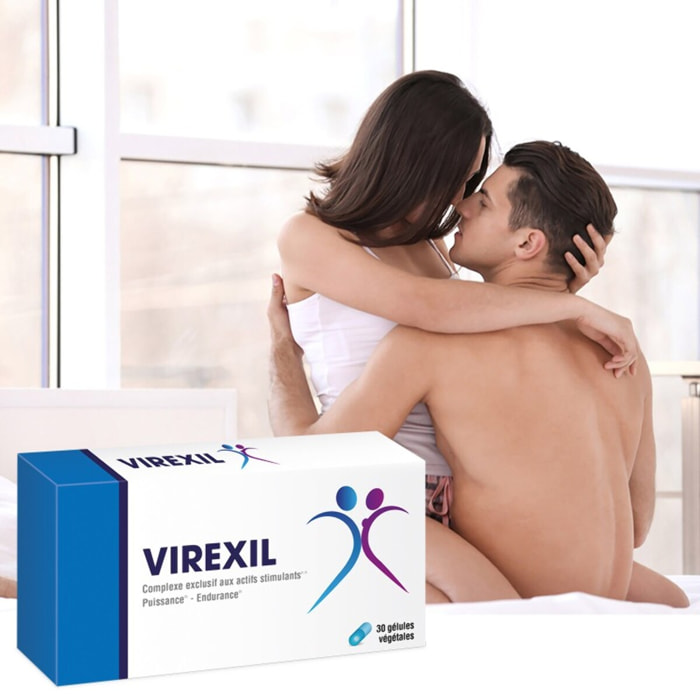 NUTRI EXPERT - Virexil - Aide à maintenir l'endurance - Stimule la libido et le désir - Contribue à une spermatogénèse normale - Complexe aux Actifs stimulants - Actifs d'origine naturelle - 30 gélules