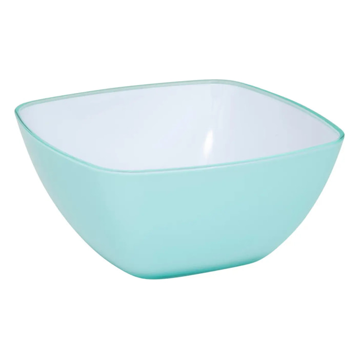Saladier "Square" vert menthe 19x19cm