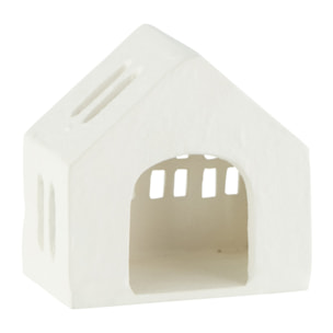 J-Line bougeoir Maison - aluminium - blanc