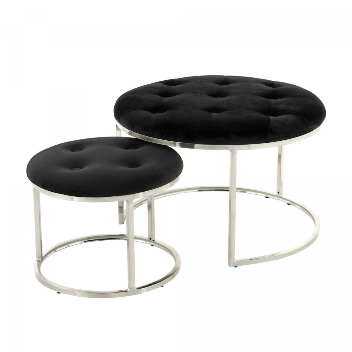 Tabouret semi artisanal Lot de 2 CIKI