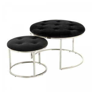 Tabouret semi artisanal Lot de 2 CIKI