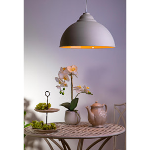 Lampadario. Altezza 41 Cm - Pezzi 1 - 41X27X41cm - Colore: beige - Bianchi Dino - Lampade E Lampadari