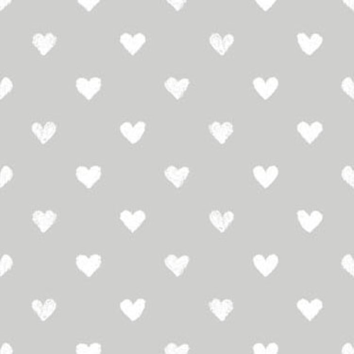 Cool Kids - Saco Nórdico Estampado - Infantil - Con cremallera - Incluye 1 Funda de Almohada - 100% Algodón - Corazones A