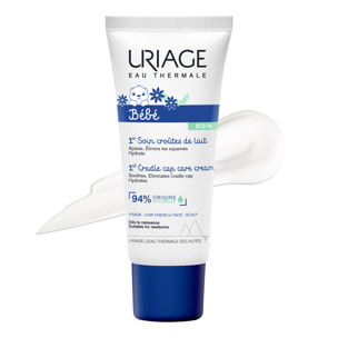 Bébé - 1er Soin Croûtes de Lait - Apaise, Élimine Les Squames & Hydrate 40 ml