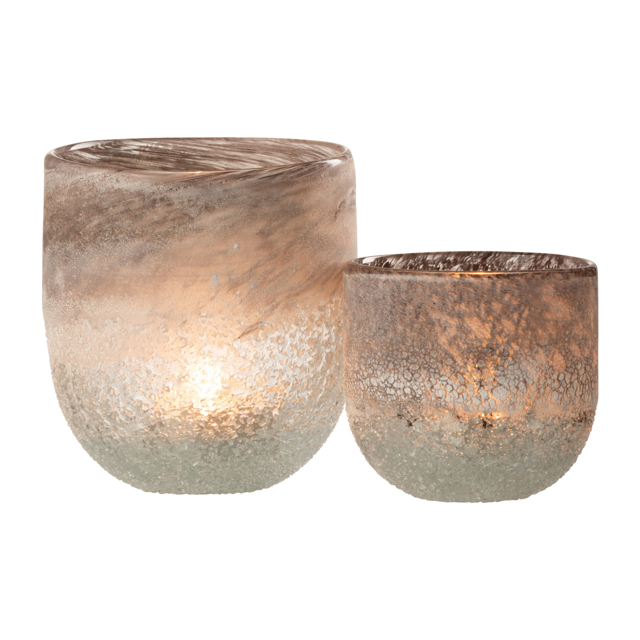 J-Line photophore Scavo - verre - gris - small