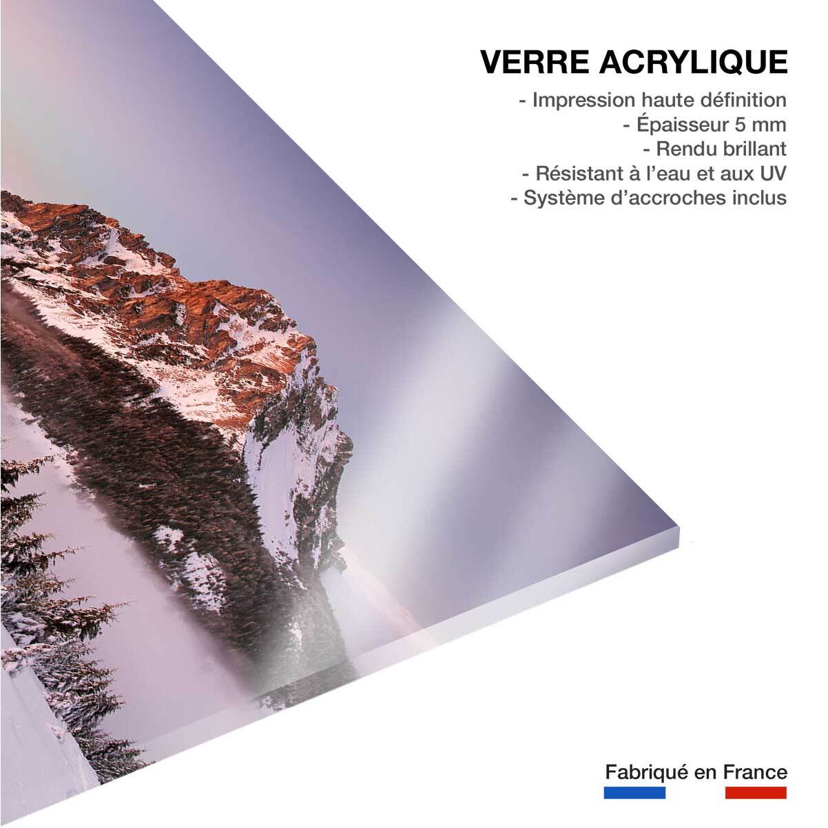 Tableau mont Ve?ký Rozsutec Tableau plexiglas