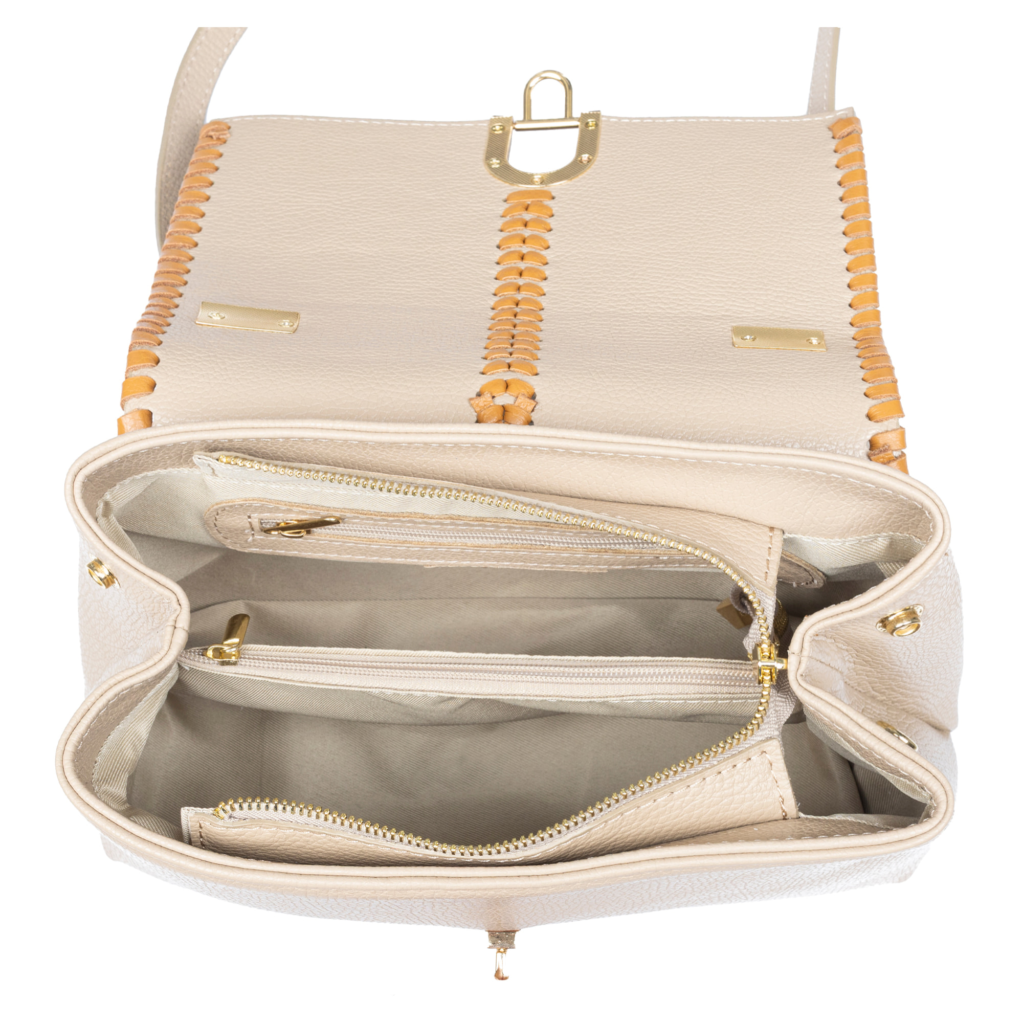 Ballabio borsa tote donna. Pelle autentica Dollaro.