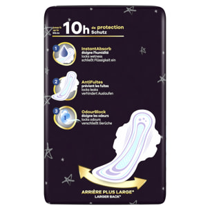 8x18 Serviettes Hygienique Always Ultra Secure Night