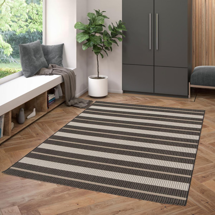 Tapis extérieur tissé kilim rectangle SIBE