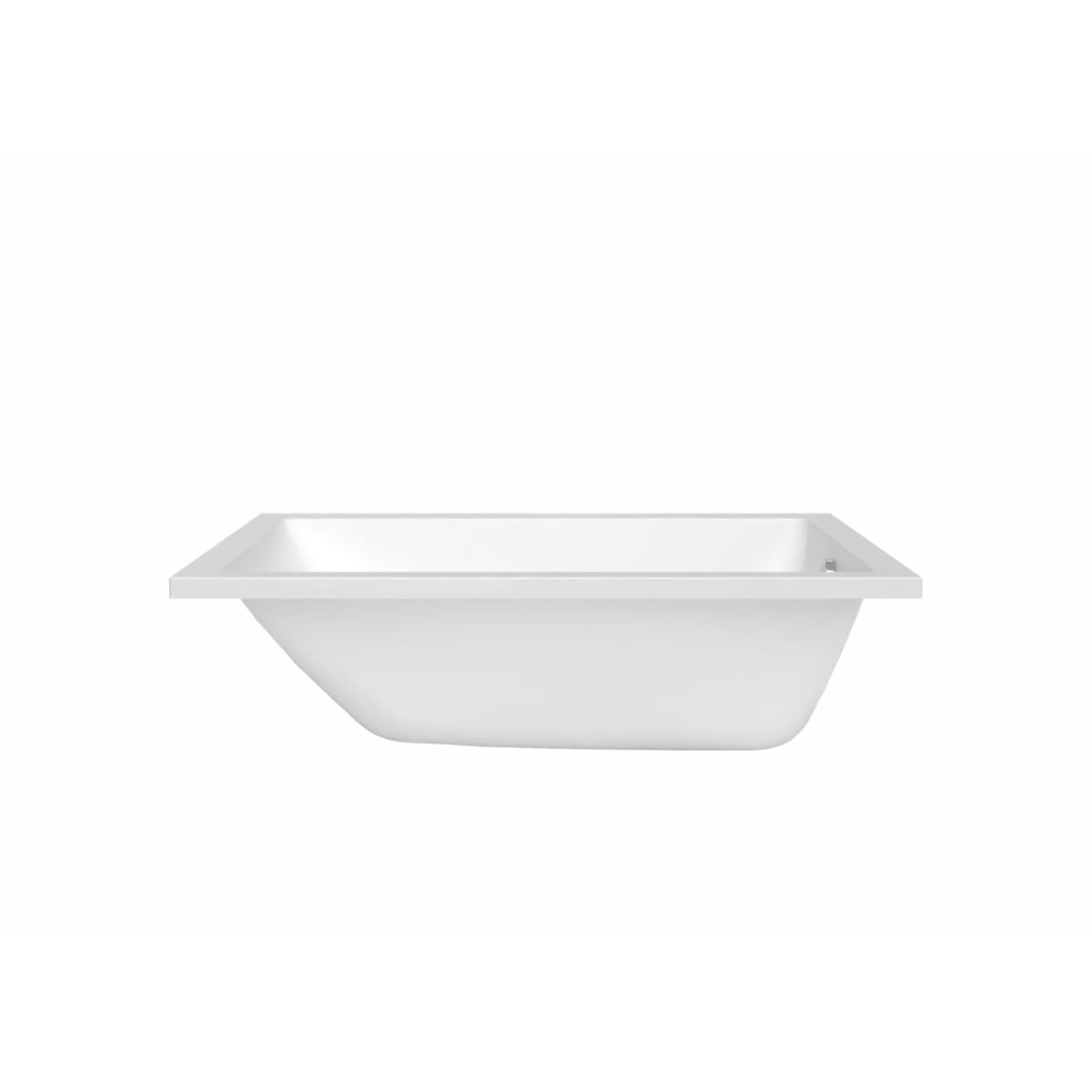 Aurum 150x80 cm baignoire rectangulaire en acrylique, orientation gauche et droite, sans pieds, blanc (SATVAUR150)
