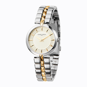 Reloj Pierre Cardin CF.0707.SU.G Mujer Analogico Cuarzo con Correa de Acero inoxidable