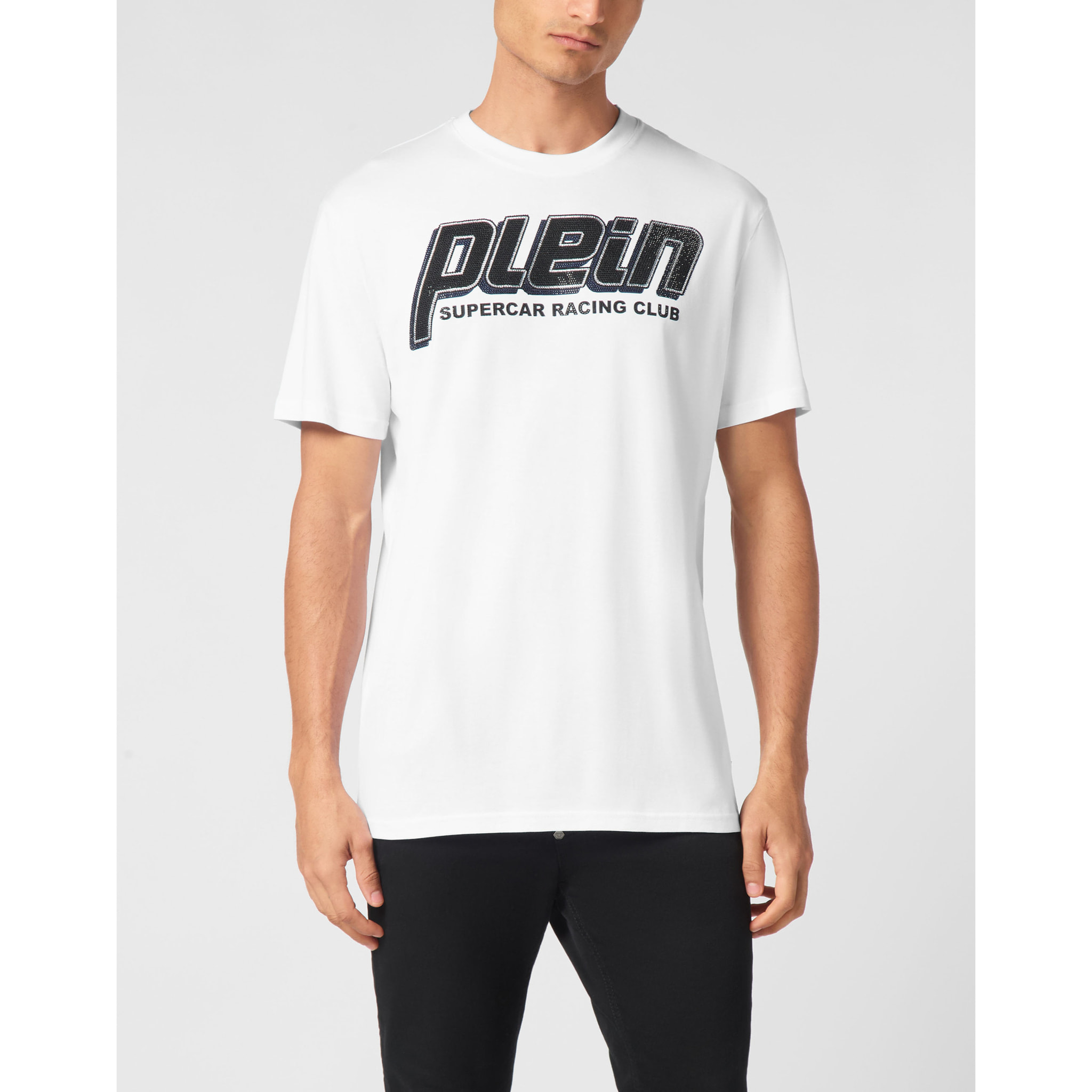PHILIPP PLEIN T-Shirt Round Neck RACING