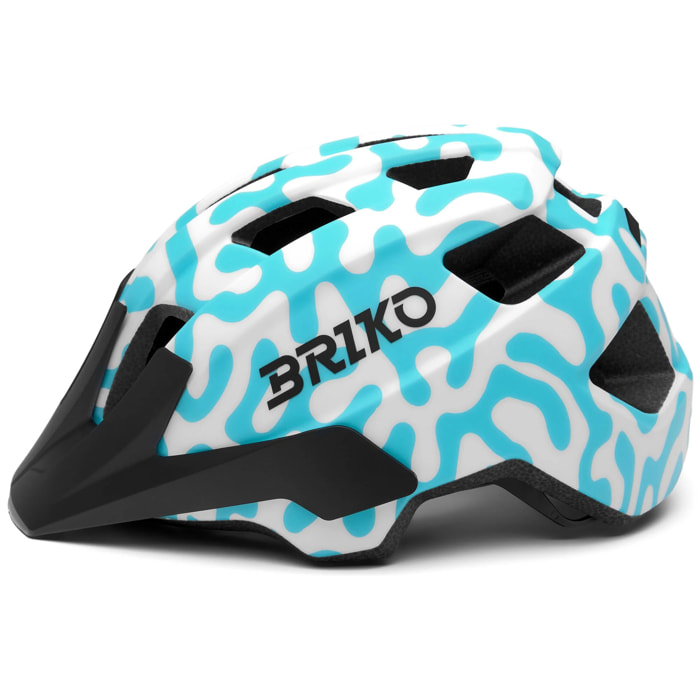 Briko - Caschi, Bambino/a, Blu - Ted