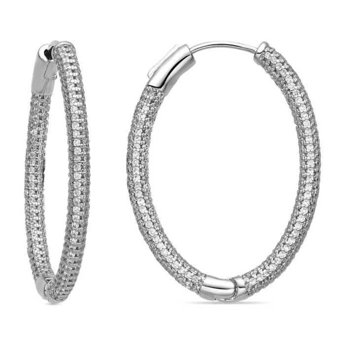 Pendientes con - acabado plata - Libub