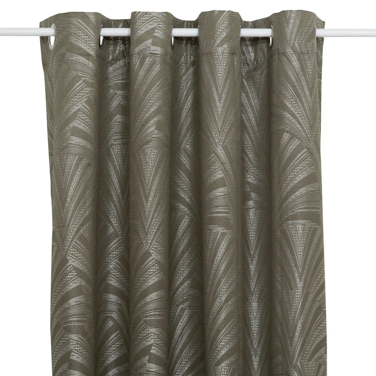 Rideau occultant "Effie" vert kaki 140x260cm