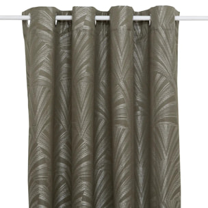Rideau occultant "Effie" vert kaki 140x260cm
