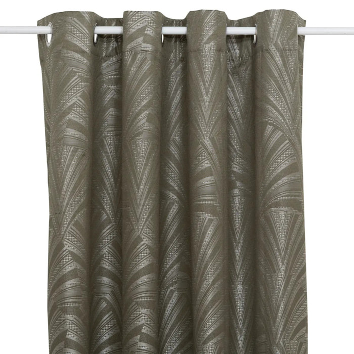 Rideau occultant "Effie" vert kaki 140x260cm