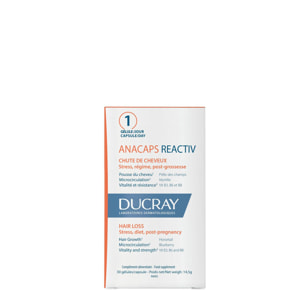 Ducray Complément Alimentaire Anacaps Reactiv - Complément Alimentaire Chute de Cheveux