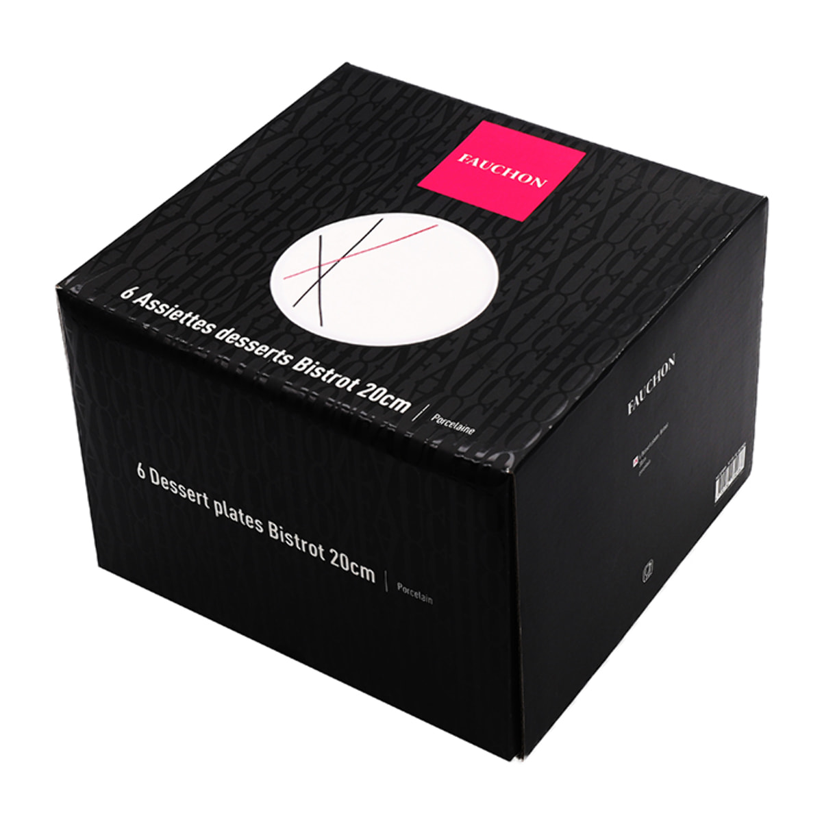 6 assiettes à dessert   BISTROT
