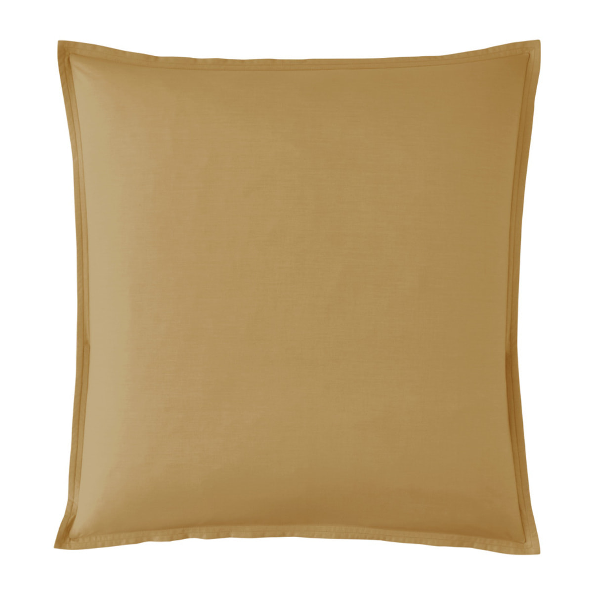 Taie d'oreiller unie en percale de coton, PREMIÈRE, Sahara