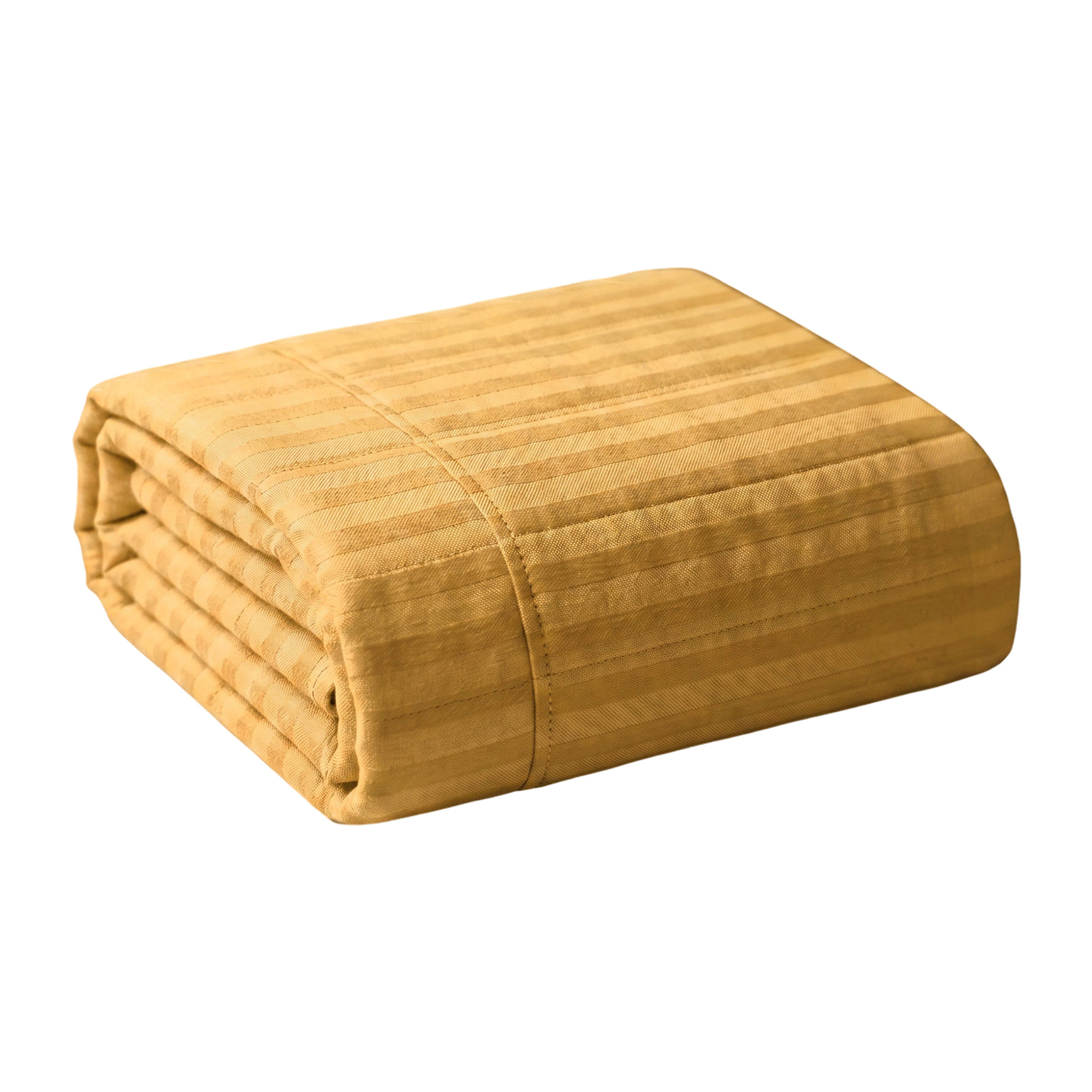 TRAPUNTINO ESTIVO 100gr SATIN STRIPES, Raso di Poliestere, Made in Italy - GIALLO