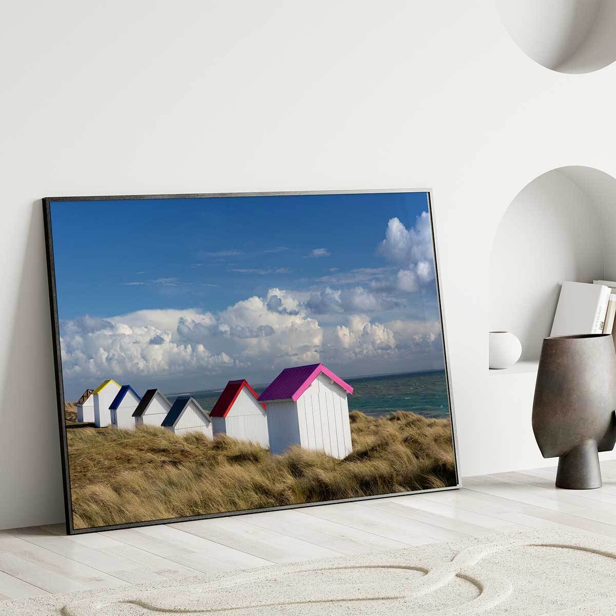 Affiche bord de mer Gouville sur mer Affiche seule