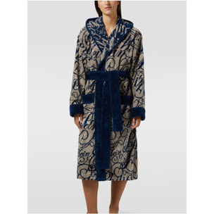 PHILIPP PLEIN Hooded Bathrobe Signature