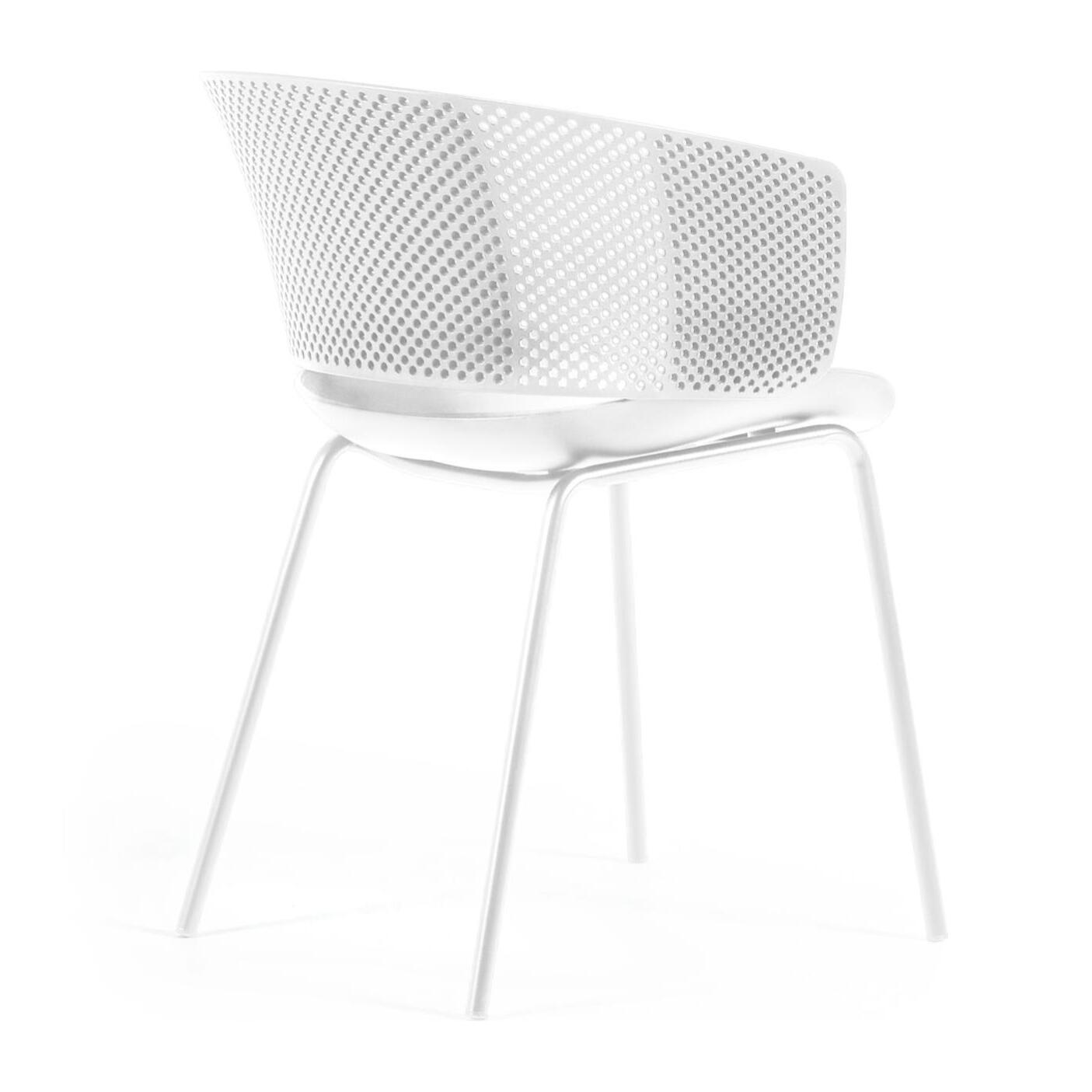 Silla 100% de exterior Yeray blanco