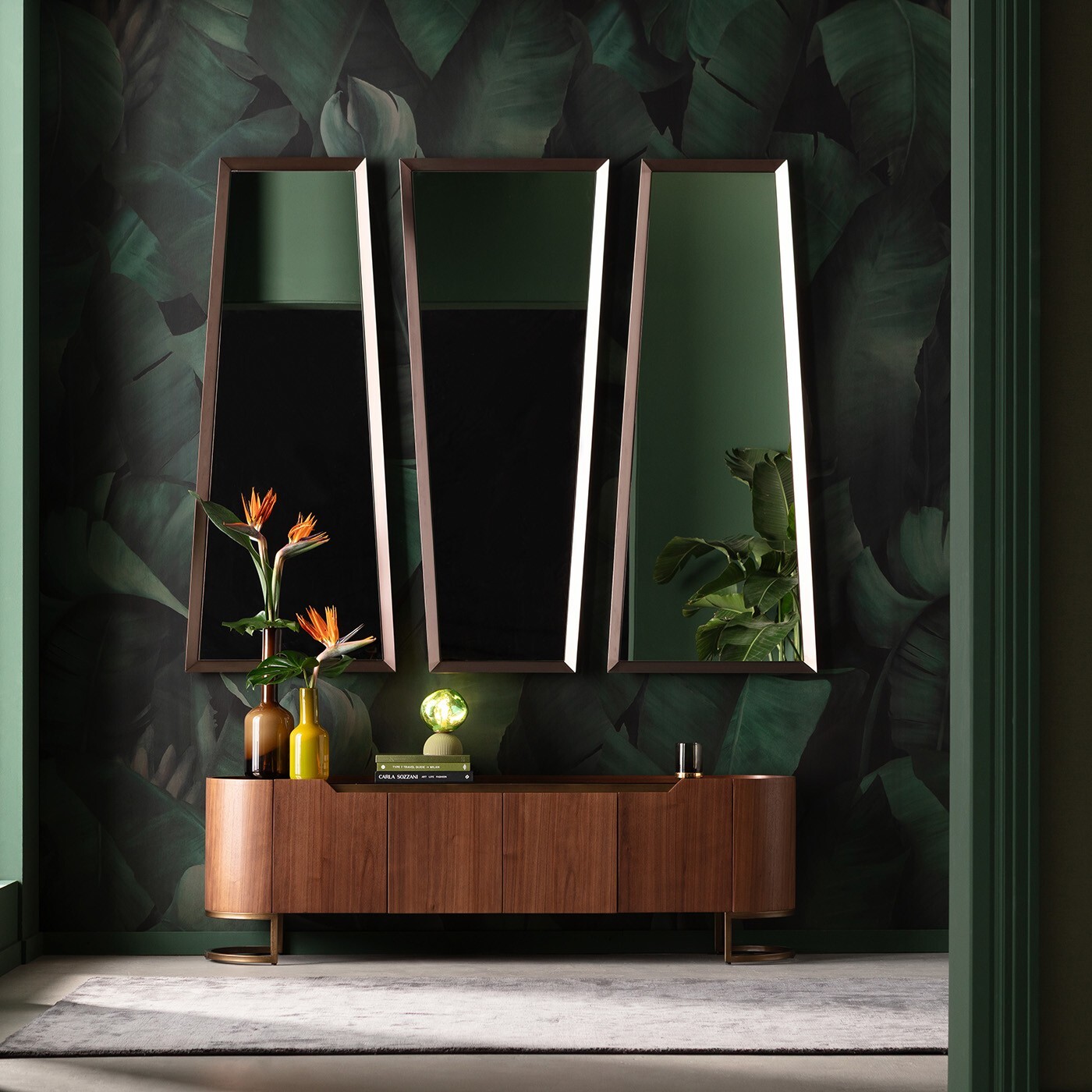 Vase Toja 28cm jaune Kare Design