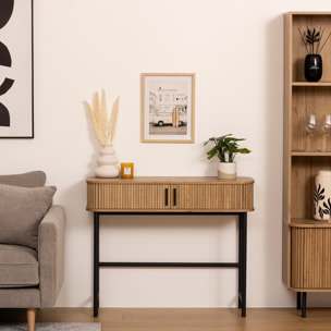 Affiche encadrée surf "Vivien" 30x40cm blanc chaud