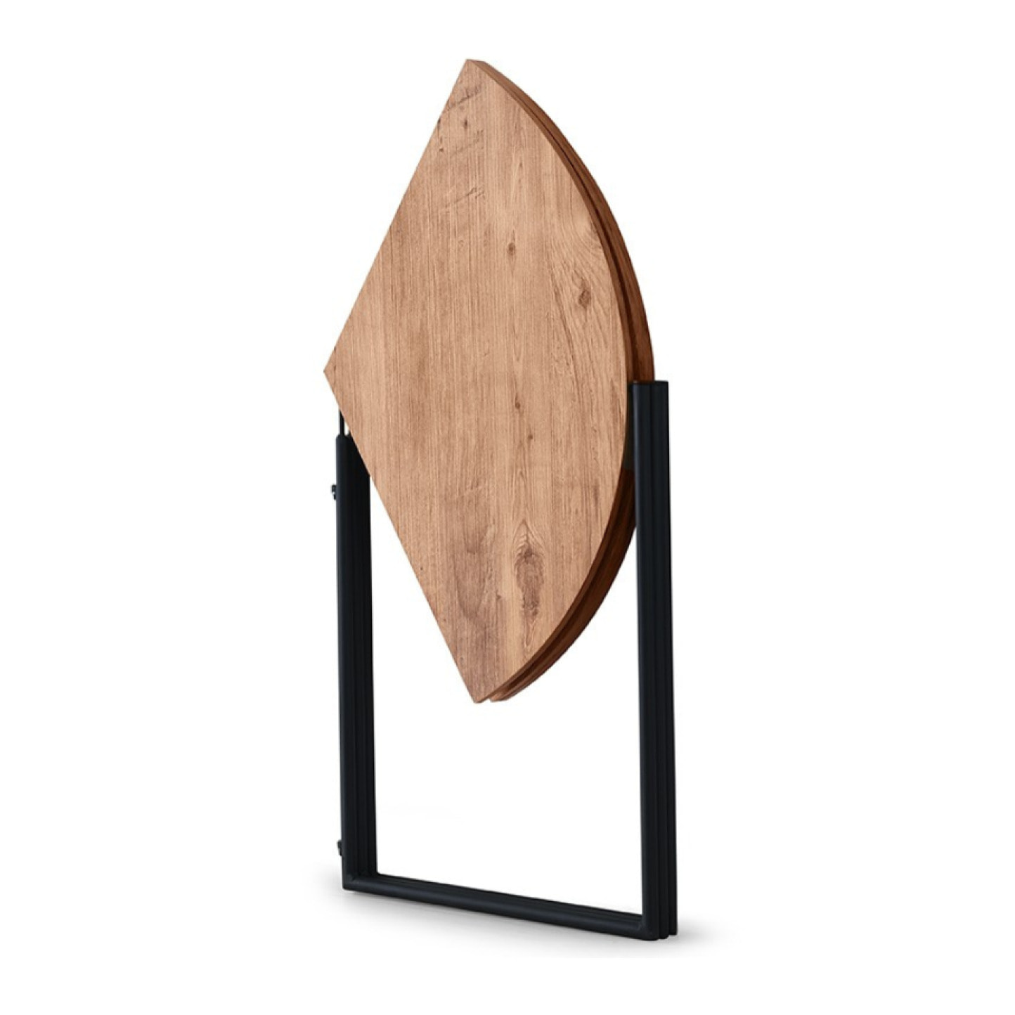Table de salle à manger pliable couleur bois GITEGA