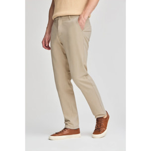 Pantalón chino Vanya color beige con bordado Polo Club