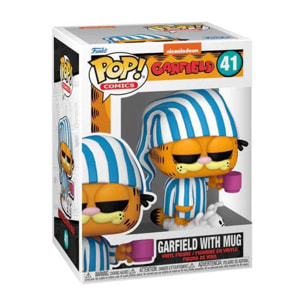 Garfield Funko Pop! Comics Figure in Vinile Garfield con Tazza 9 Cm