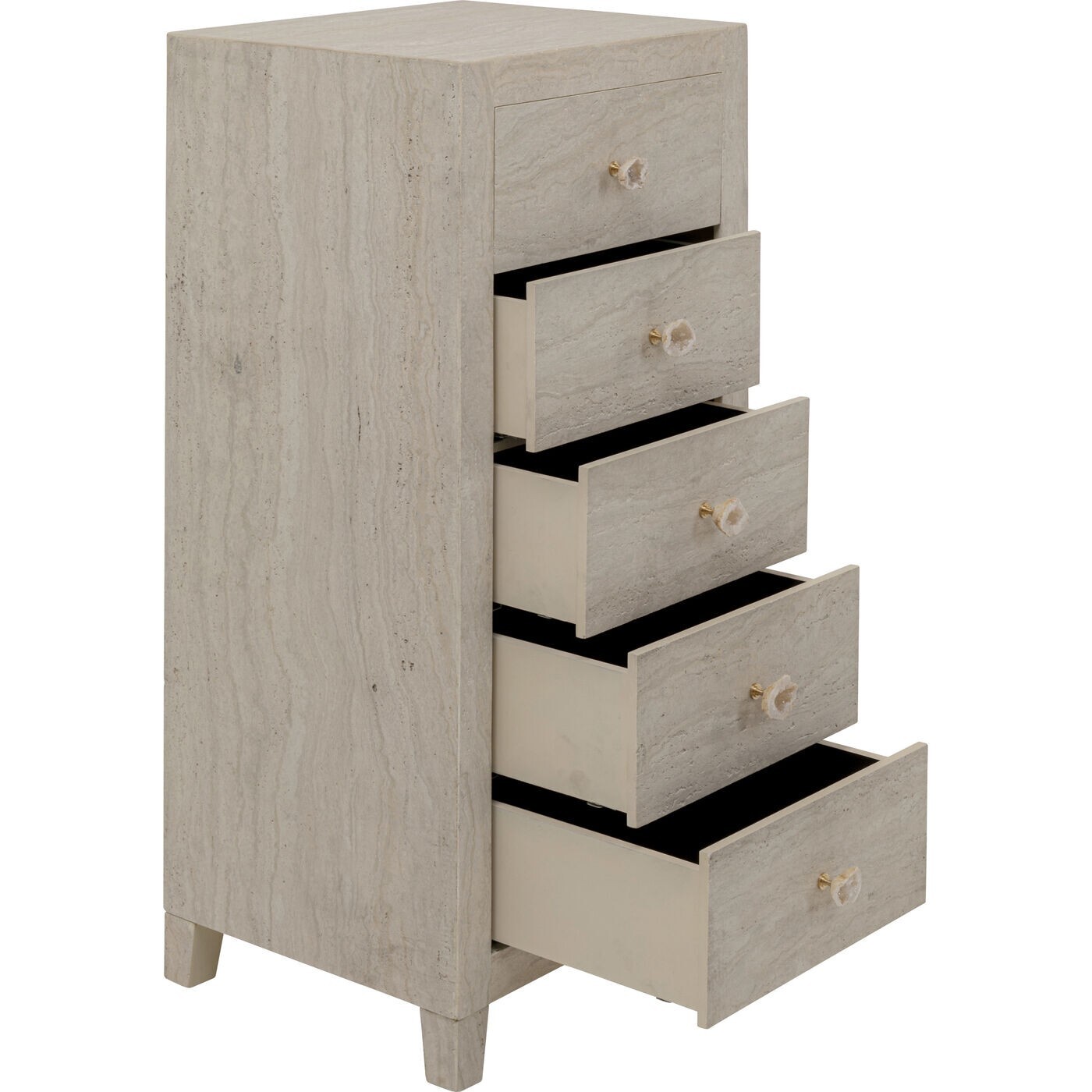 Chiffonnier Travertino 5 tiroirs Kare Design