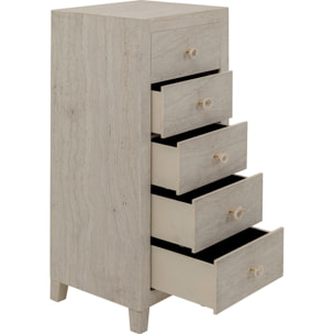 Chiffonnier Travertino 5 tiroirs Kare Design