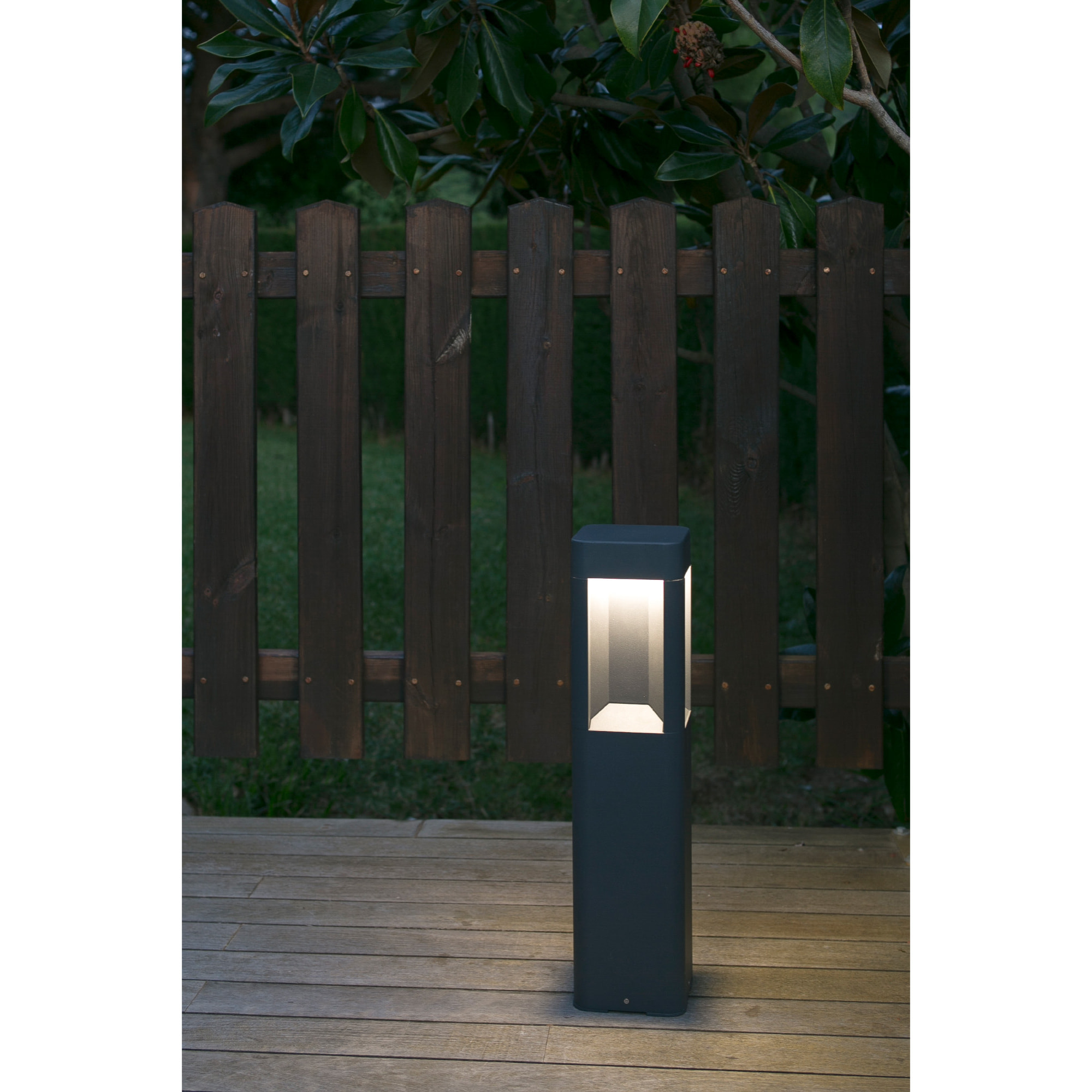 NAYA LED Lampe balise gris foncé