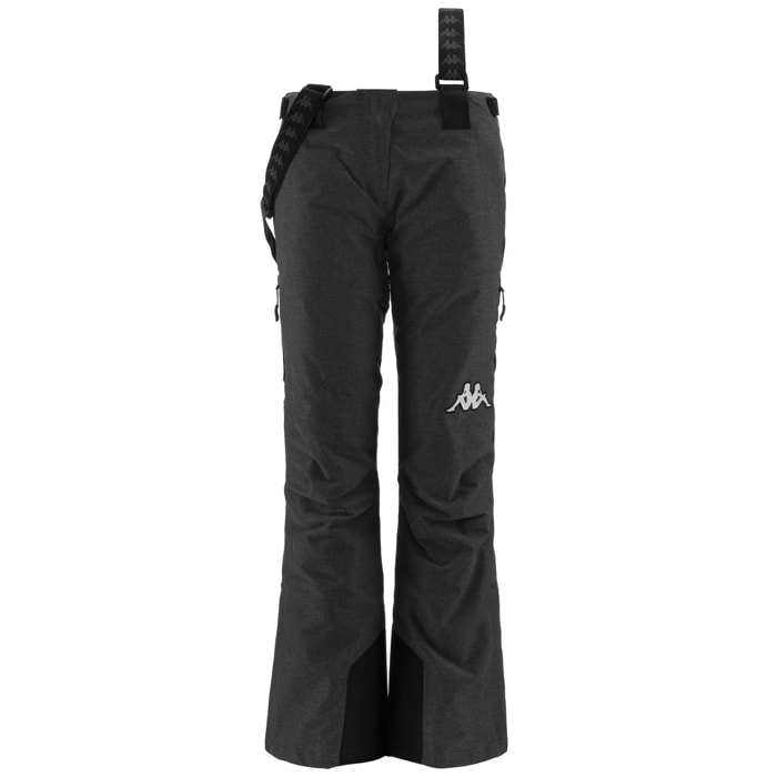 Kappa - Pantaloni Donna Nero - 6CENTO 665HZW