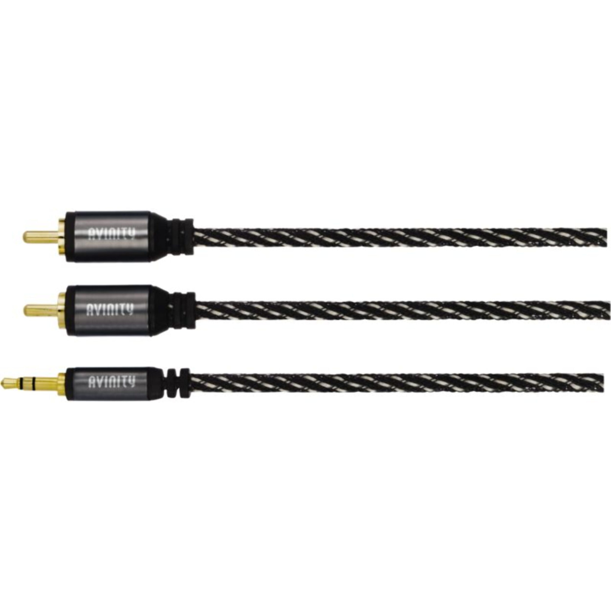 Câble Jack/RCA AVINITY audio 1.5m x2 RCA / 1 Jack stereo