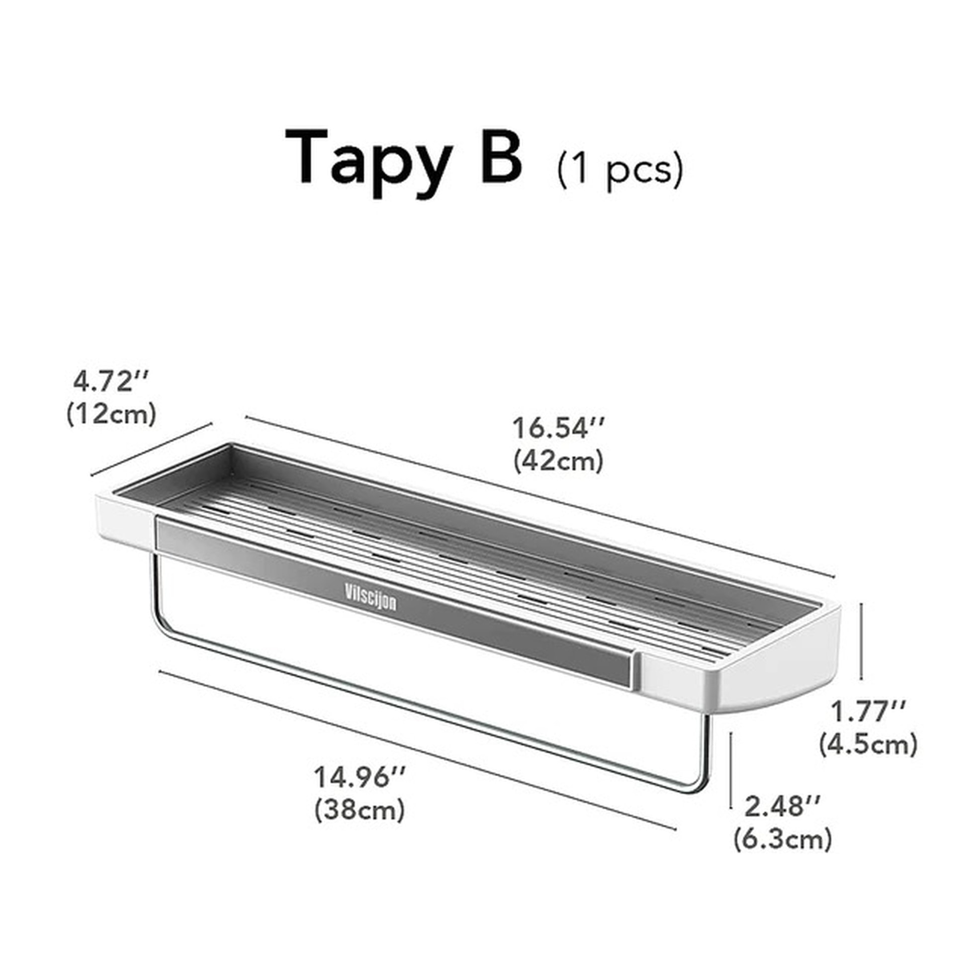 Estante de ducha para organizar el baño